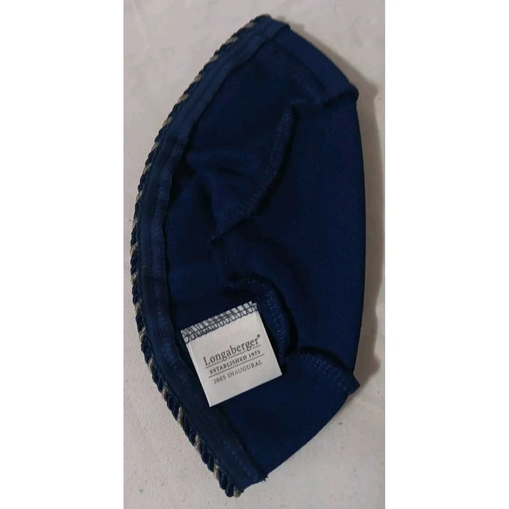 Longaberger 2005 Fabric Basket Liner Inaugural Indigo Blue‎ Fabric 28185144